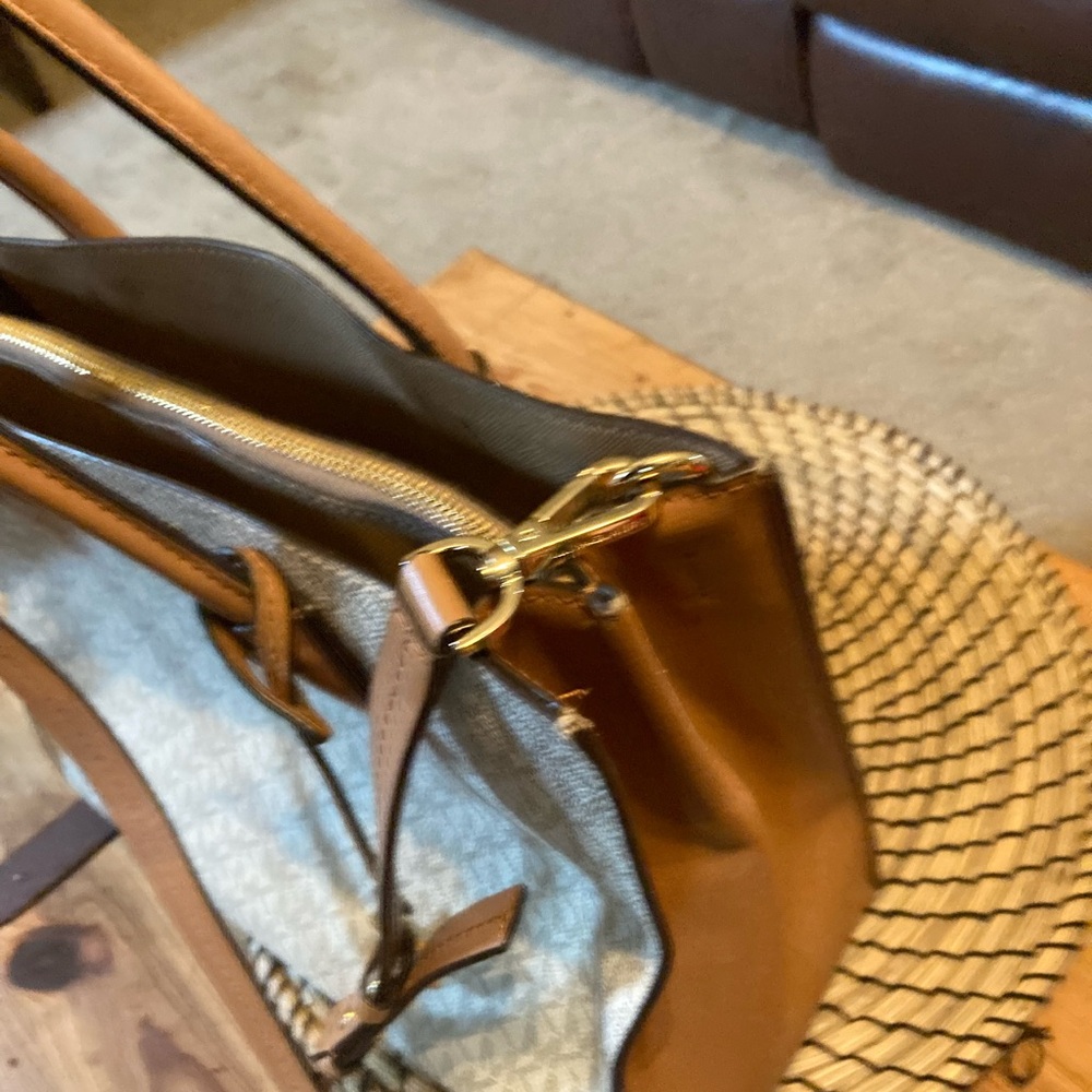 MICHAEL KORS MERCER LG SATCHEL SHOULDER LEATHER BAG 💼 - Picture 9 of 16